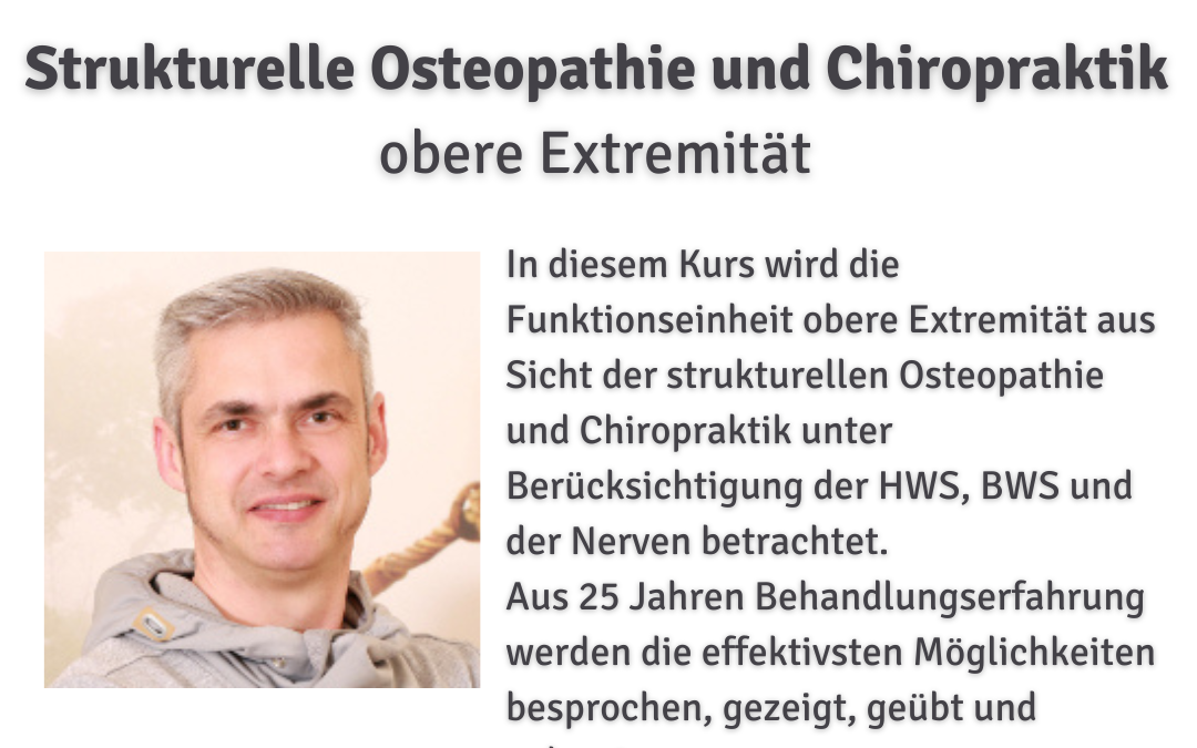 Strukturelle Osteopathie und Chiropraktik
